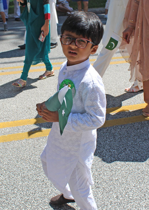 Pakistani Garden marching in the annual Parade of Flags